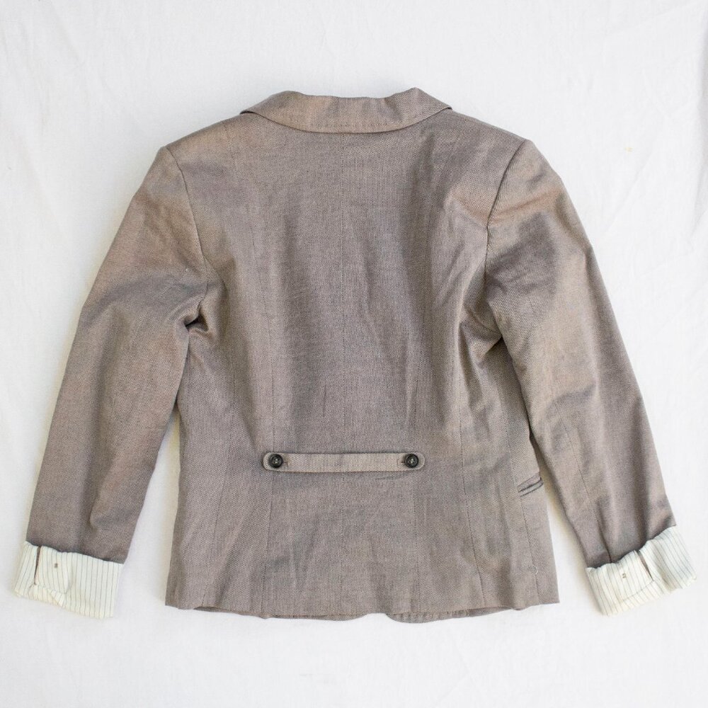 H&M Women's Blazer - Warm Gray 3/4 Sleeves - Picture 5 of 5